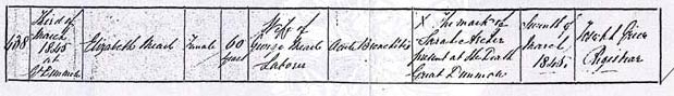 Deatyh cert Elizabeth Jesper